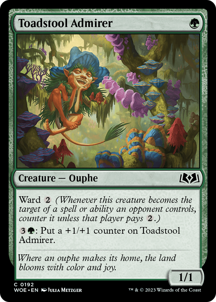 Toadstool Admirer [Wilds of Eldraine] - Destination Retro