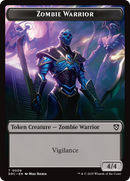 Zombie Army // Zombie Warrior Double-Sided Token [Aetherdrift Tokens] - Destination Retro