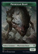 Phyrexian Beast // Wurm Double-Sided Token [Commander Legends: Battle for Baldur's Gate Tokens] - Destination Retro
