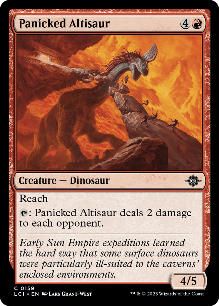 Panicked Altisaur [The Lost Caverns of Ixalan] - Destination Retro