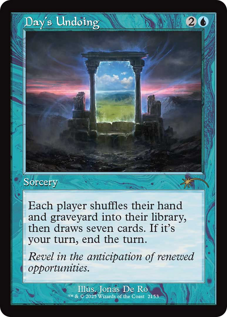 Day's Undoing (Retro Frame) [Secret Lair Drop Series] - Destination Retro