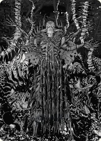 Nissa, Ascended Animist Art Card [Phyrexia: All Will Be One Art Series] - Destination Retro