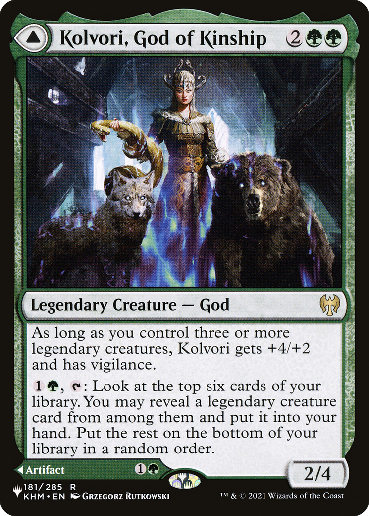 Kolvori, God of Kinship // The Ringhart Crest [Secret Lair: From Cute to Brute] - Destination Retro