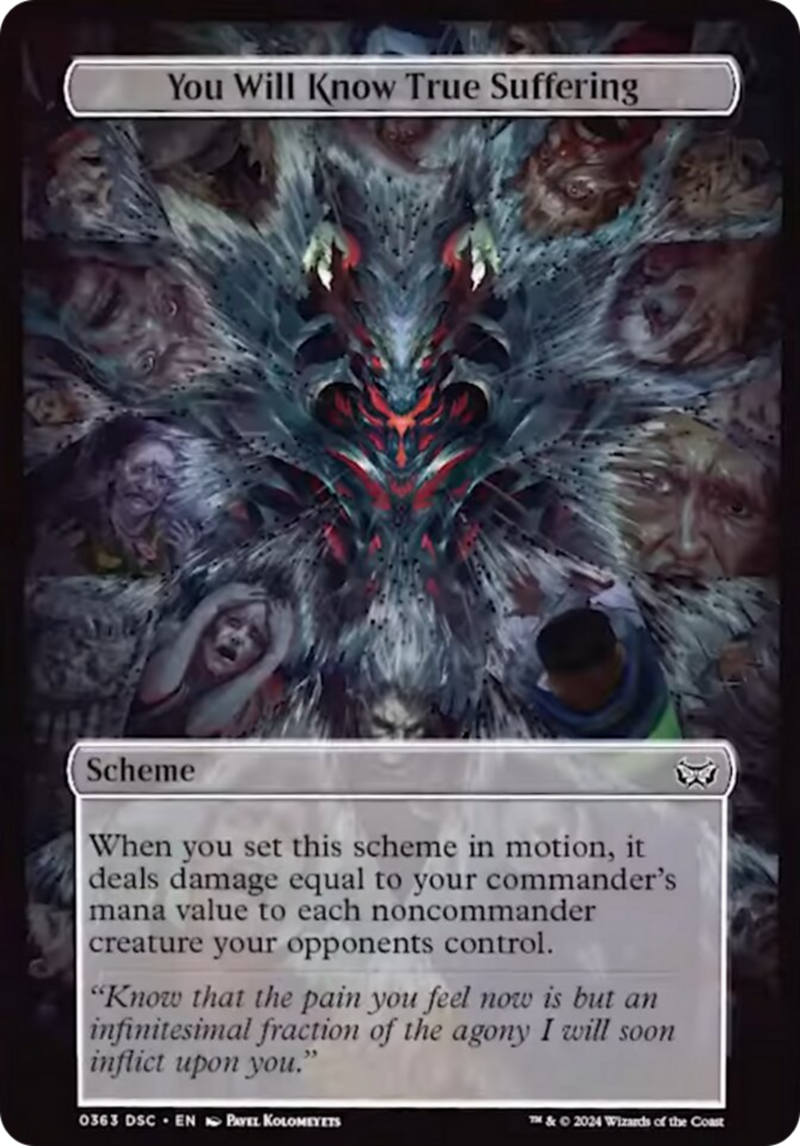 You Will Know True Suffering (Full Art) [Duskmourn: Archenemy] - Destination Retro