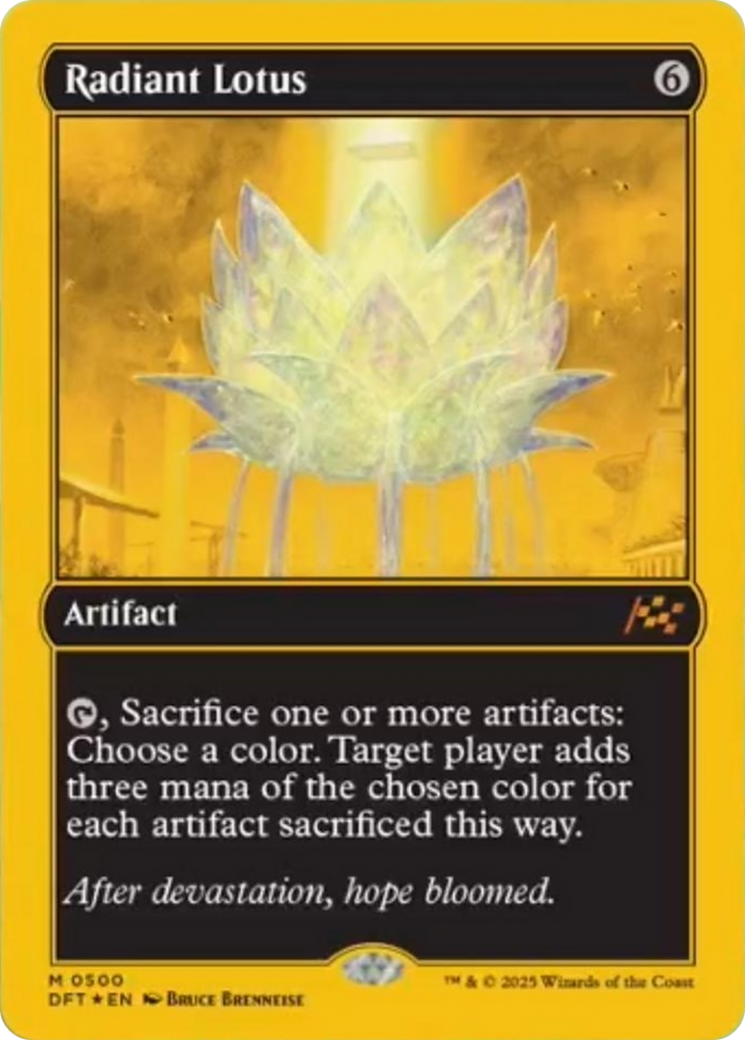 Radiant Lotus (First-Place Foil) [Aetherdrift] - Destination Retro