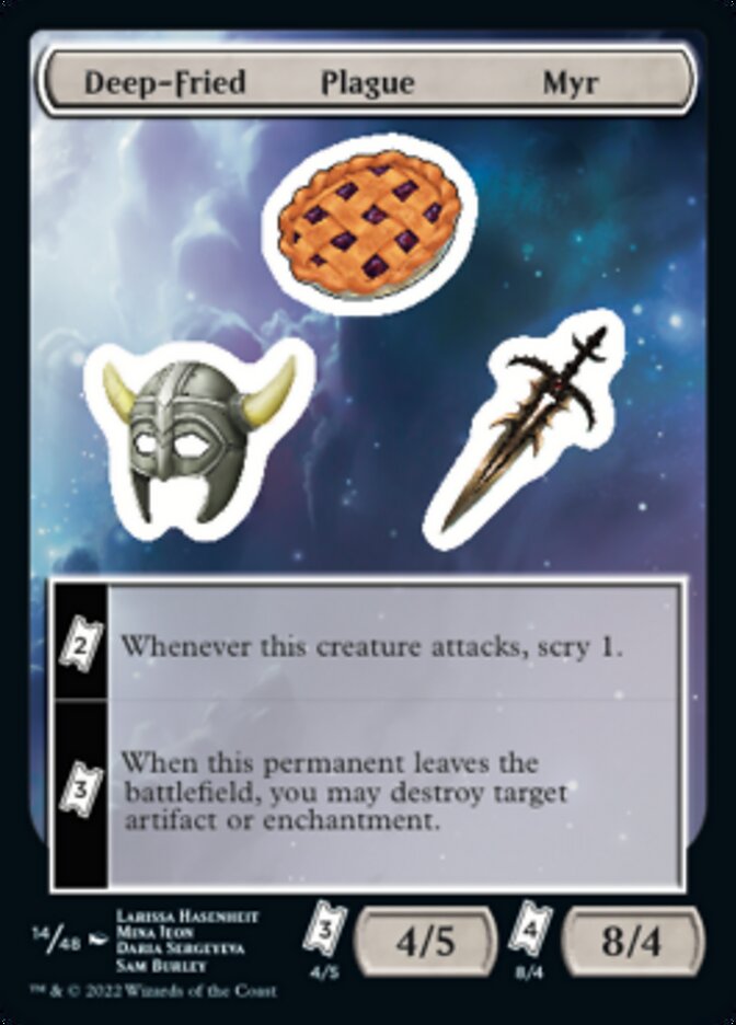 Deep-Fried Plague Myr [Unfinity Stickers] - Destination Retro
