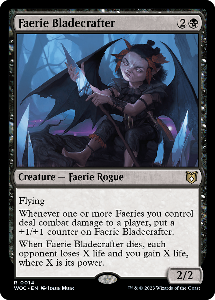 Faerie Bladecrafter [Wilds of Eldraine Commander] - Destination Retro