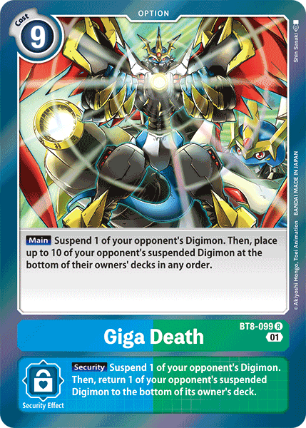 Giga Death [BT8-099] [New Awakening] - Destination Retro