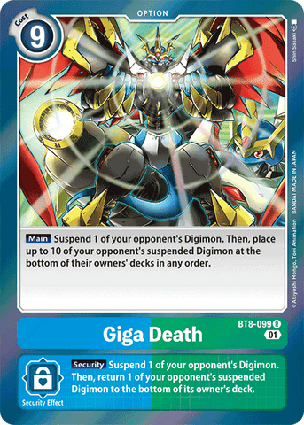 Giga Death [BT8-099] [New Awakening] - Destination Retro