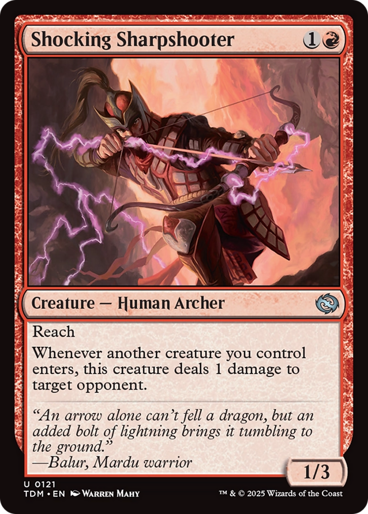 Shocking Sharpshooter [Tarkir: Dragonstorm] - Destination Retro