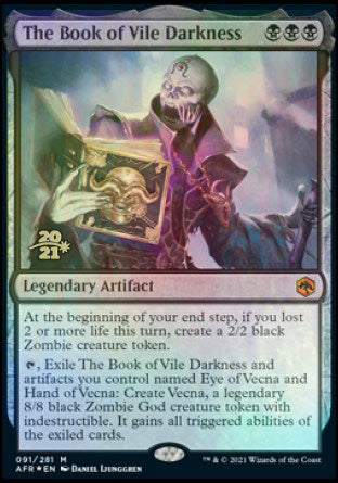 The Book of Vile Darkness [Dungeons & Dragons: Adventures in the Forgotten Realms Prerelease Promos] - Destination Retro