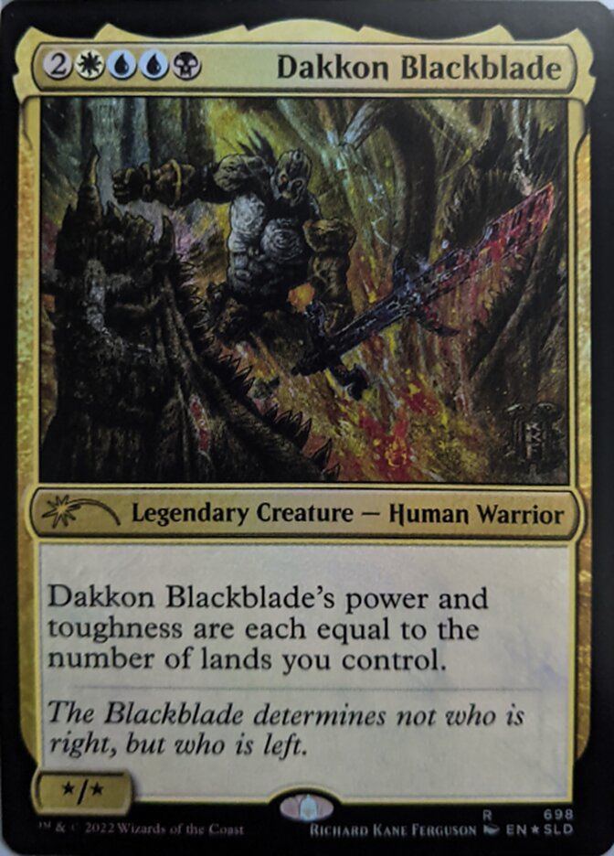 Dakkon Blackblade [Secret Lair Drop Promos] - Destination Retro