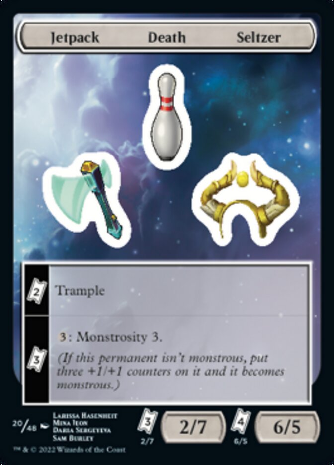 Jetpack Death Seltzer [Unfinity Stickers] - Destination Retro