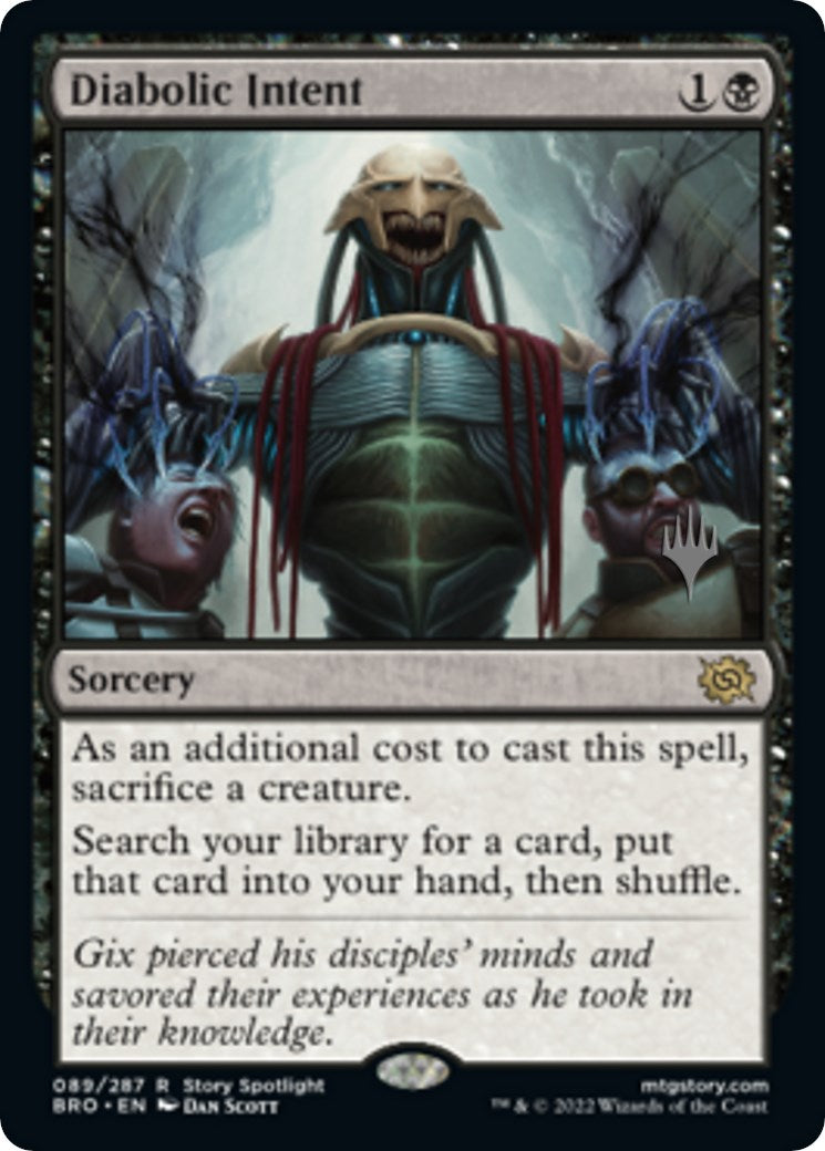 Diabolic Intent (Promo Pack) [The Brothers' War Promos] - Destination Retro