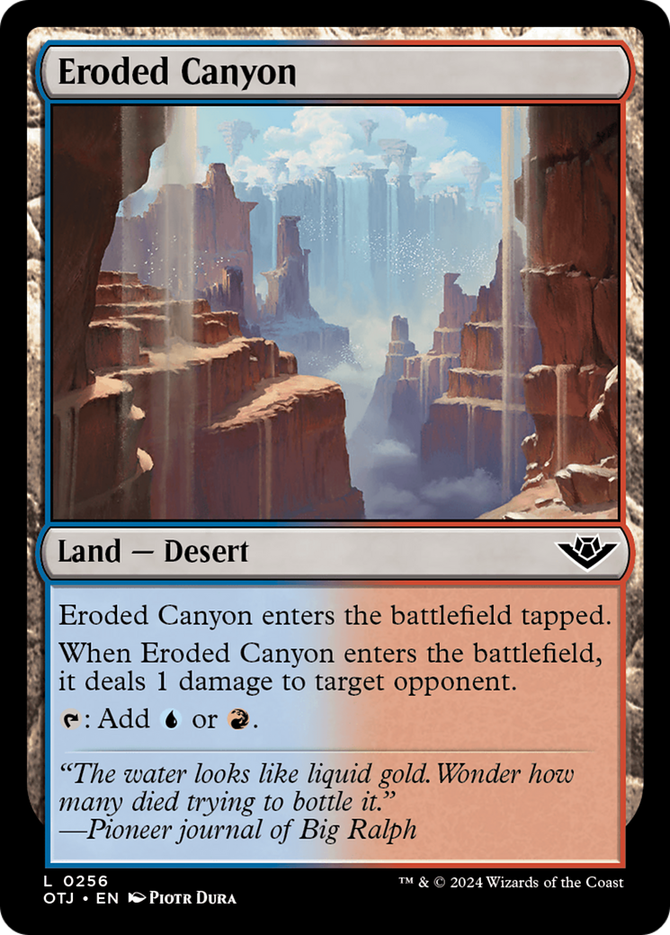 Eroded Canyon [Outlaws of Thunder Junction] - Destination Retro