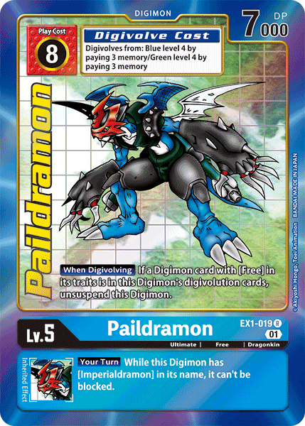 Paildramon [EX1-019] (Alternate Art) [Classic Collection] - Destination Retro