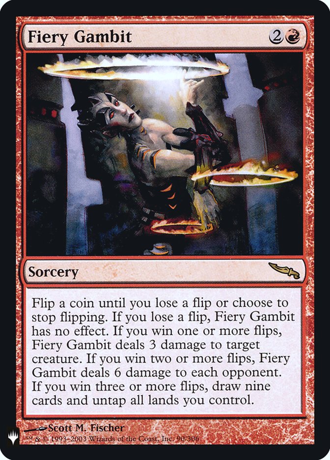Fiery Gambit [Mystery Booster] - Destination Retro