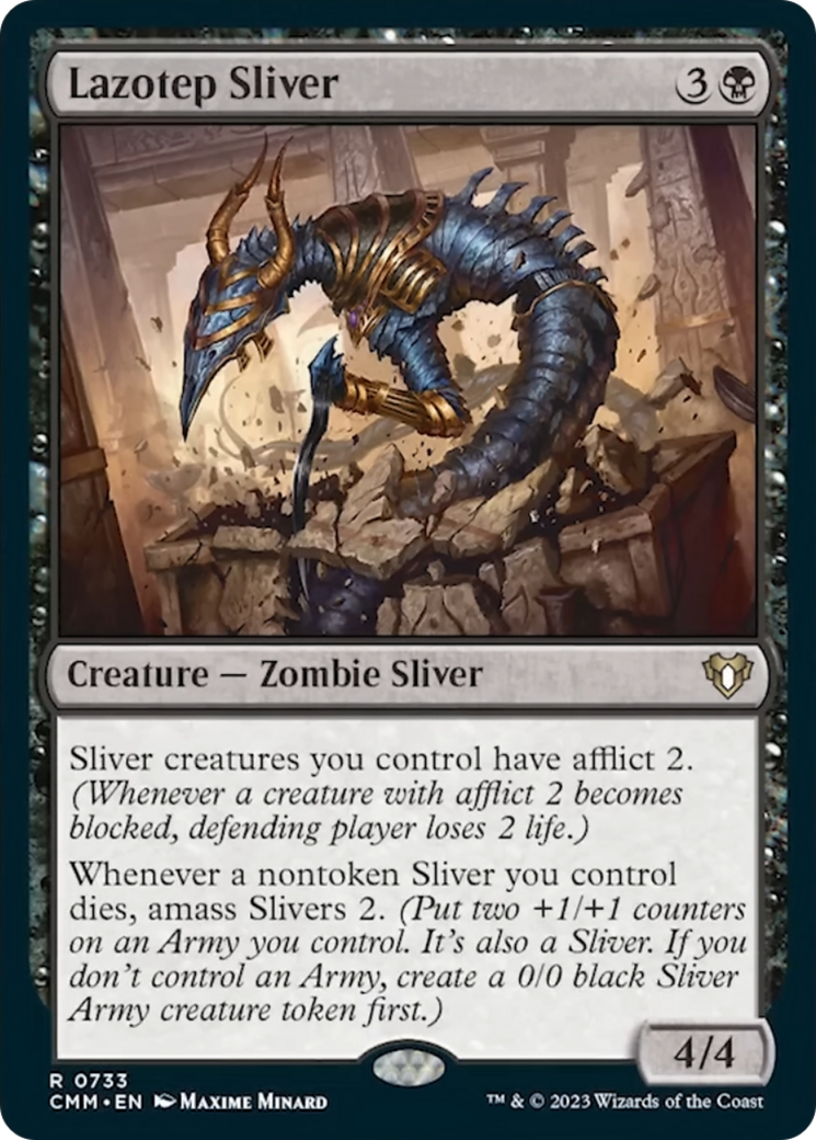 Lazotep Sliver [Commander Masters] - Destination Retro