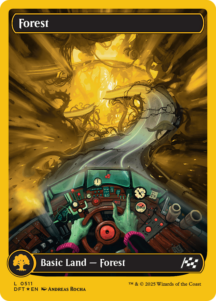 Forest (0511) (First-Place Foil) [Aetherdrift] - Destination Retro