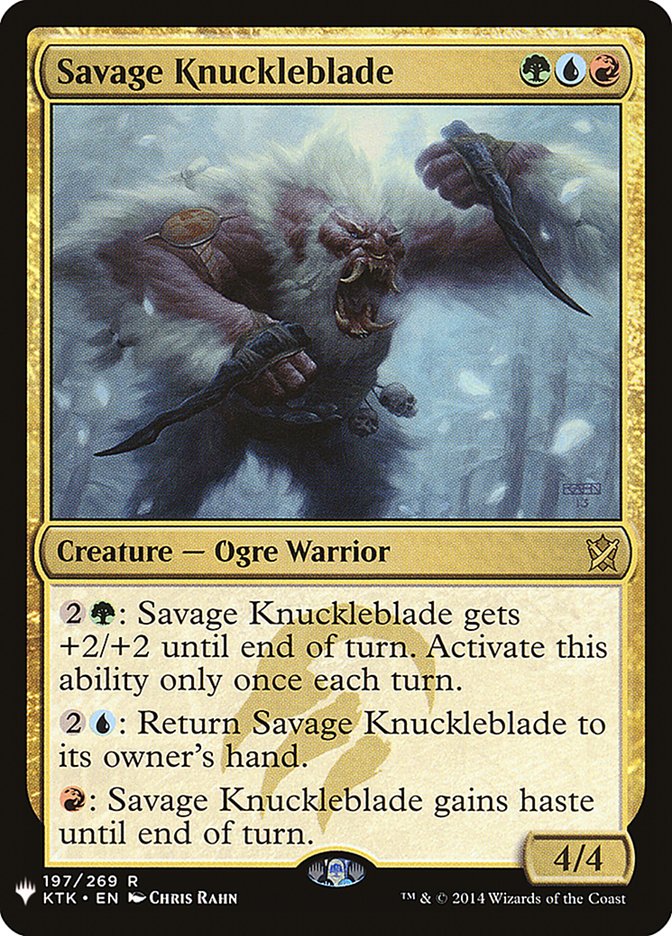 Savage Knuckleblade [Mystery Booster] - Destination Retro