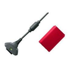 Red Rechargeable Controller Battery Pack - Xbox 360 - Destination Retro