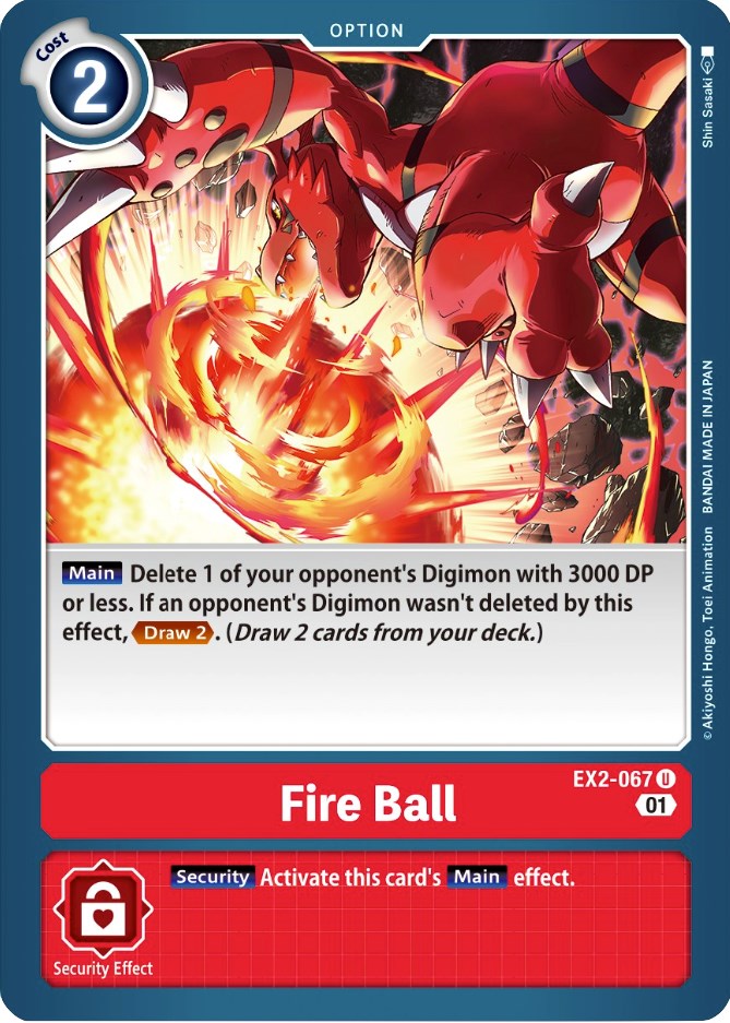 Fire Ball [EX2-067] [Digital Hazard] - Destination Retro