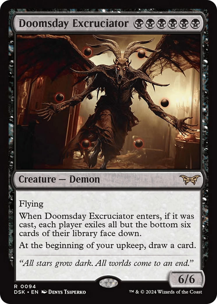 Doomsday Excruciator [Duskmourn: House of Horror] - Destination Retro