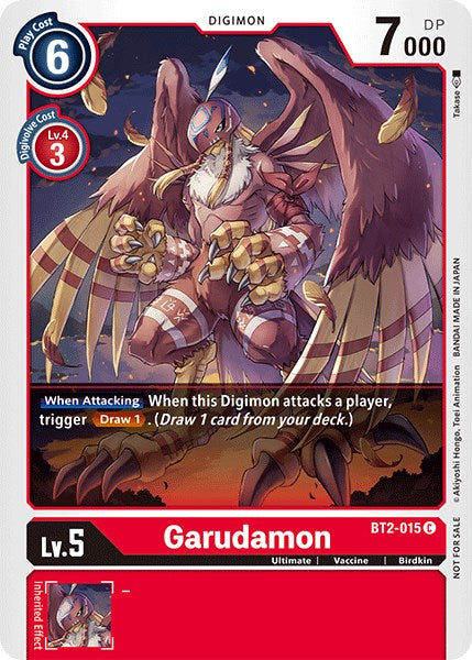 Garudamon [BT2-015] (Official Tournament Pack Vol.3) [Release Special Booster Promos] - Destination Retro