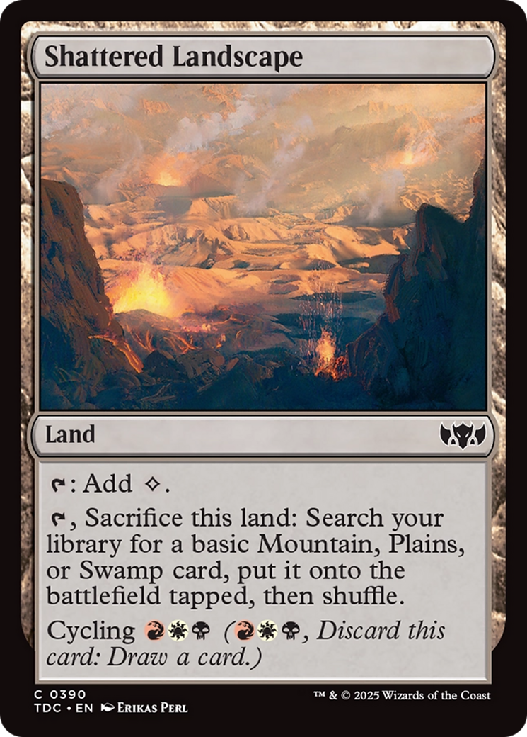 Shattered Landscape [Tarkir: Dragonstorm Commander] - Destination Retro