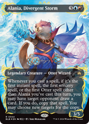 Alania, Divergent Storm (Borderless) (Raised Foil) [Bloomburrow] - Destination Retro