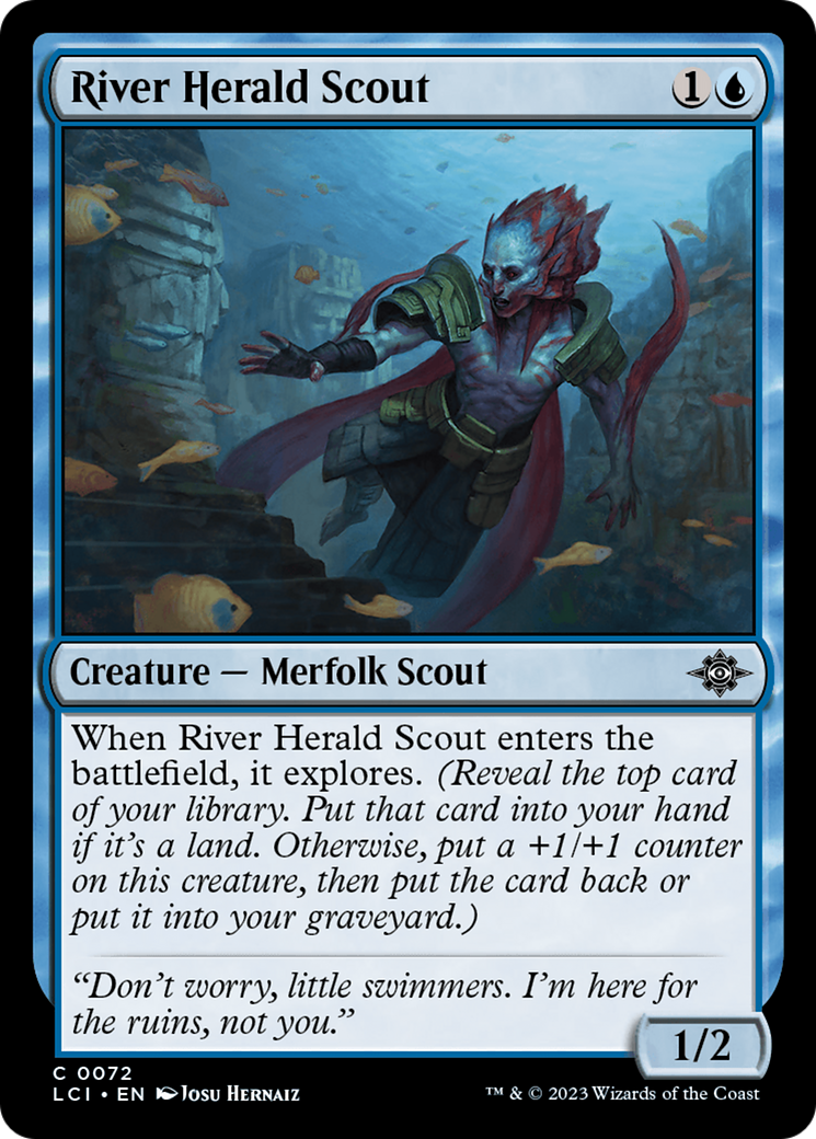 River Herald Scout [The Lost Caverns of Ixalan] - Destination Retro