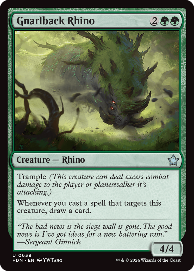 Gnarlback Rhino [Foundations] - Destination Retro
