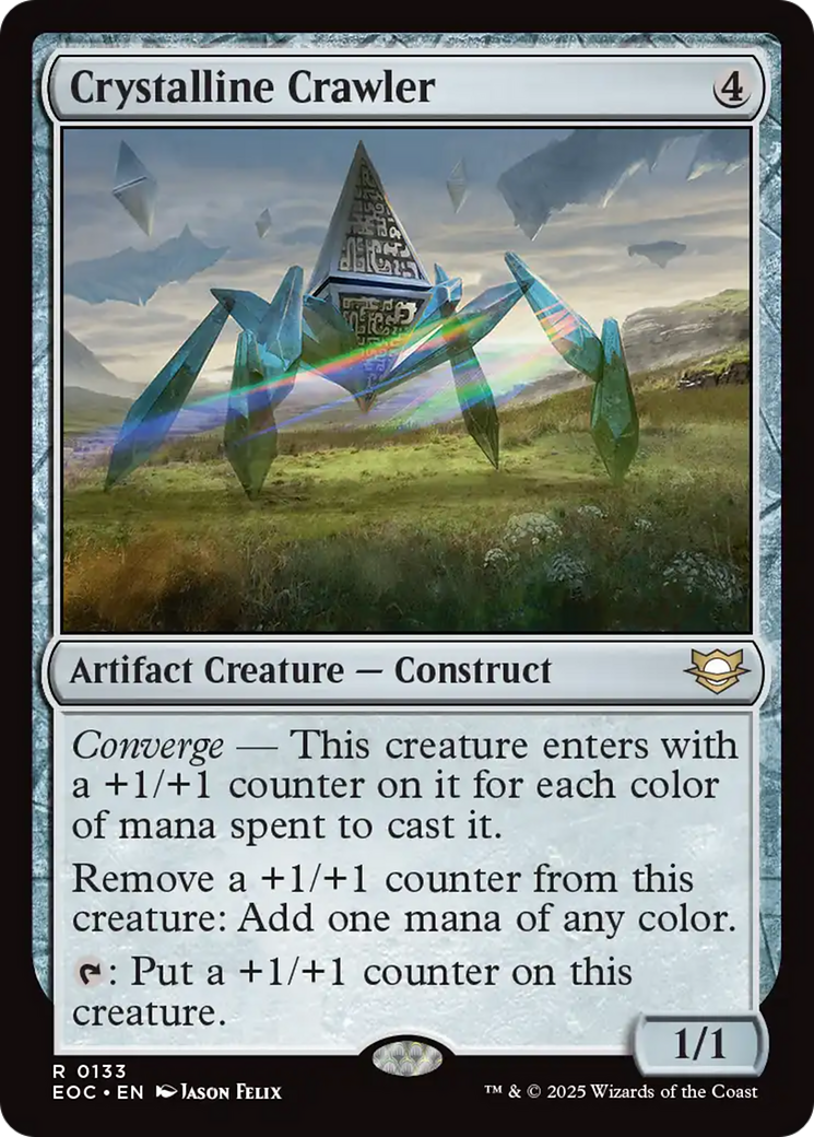 Crystalline Crawler [Edge of Eternities Commander] - Destination Retro