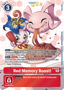 Red Memory Boost! [P-035] (Box Promotion Pack - Next Adventure) [Promotional Cards] - Destination Retro