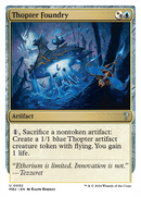 Thopter Foundry (White Border) [Mystery Booster 2] - Destination Retro