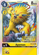 Apemon [BT6-038] (2022 Championship Online Regional) (Online Finalist) [Double Diamond Promos] - Destination Retro