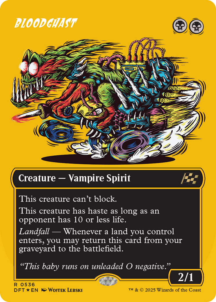 Bloodghast (Borderless) (First-Place Foil) [Aetherdrift] - Destination Retro