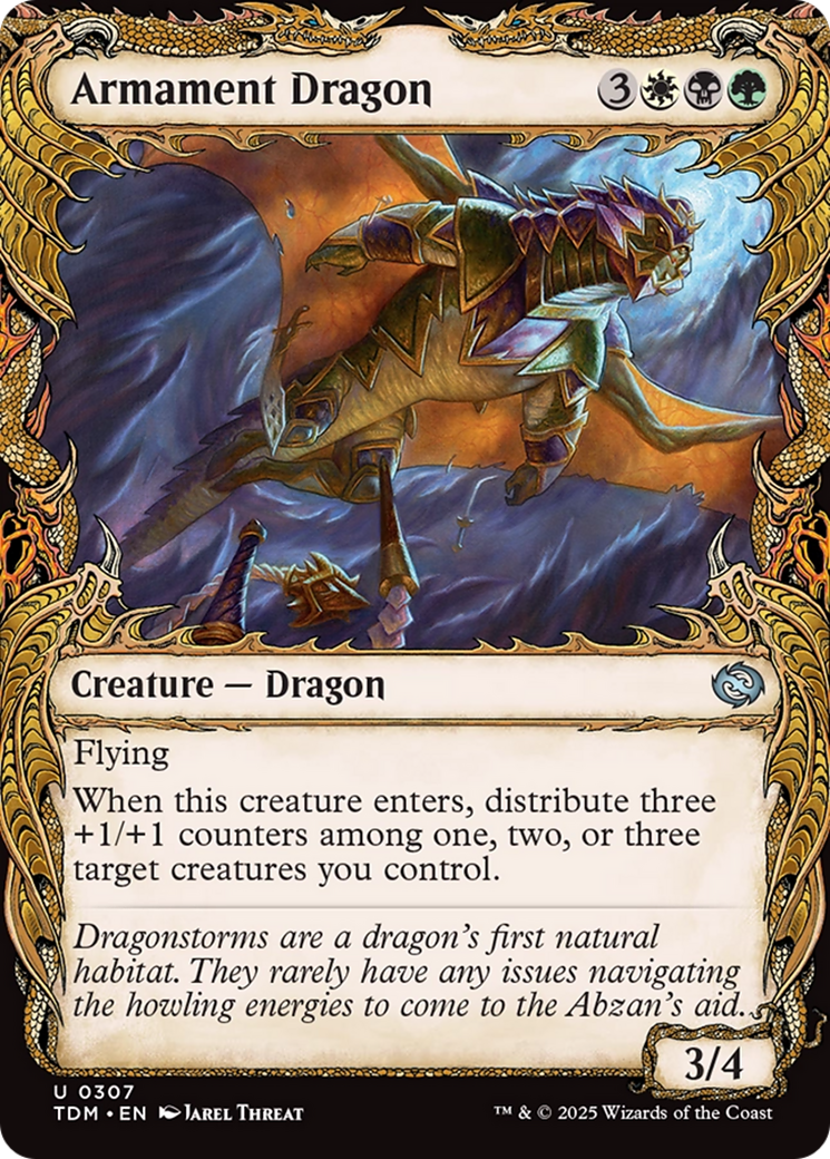 Armament Dragon (Showcase) [Tarkir: Dragonstorm] - Destination Retro