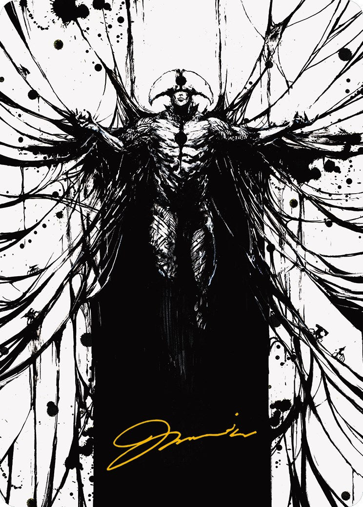 Sinew Dancer Art Card (Gold-Stamped Signature) [Phyrexia: All Will Be One Art Series] - Destination Retro