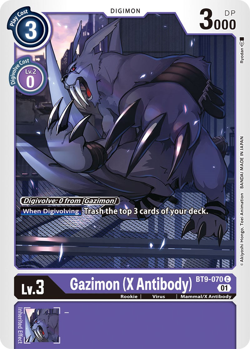 Gazimon (X Antibody) [BT9-070] [X Record] - Destination Retro
