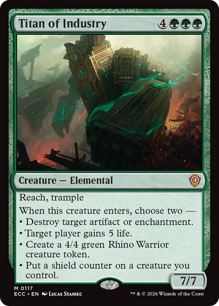 Titan of Industry [Lorwyn Eclipsed Commander] - Destination Retro