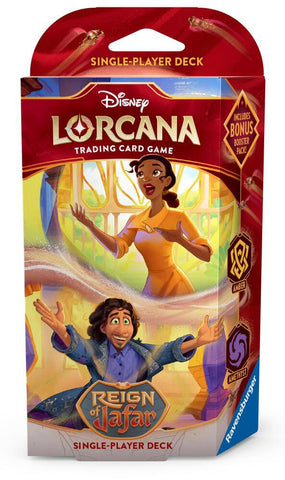Disney Lorcana: Reign of Jafar - Starter Deck - Amber & Amethyst - Destination Retro