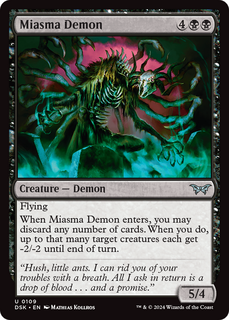 Miasma Demon [Duskmourn: House of Horror] - Destination Retro