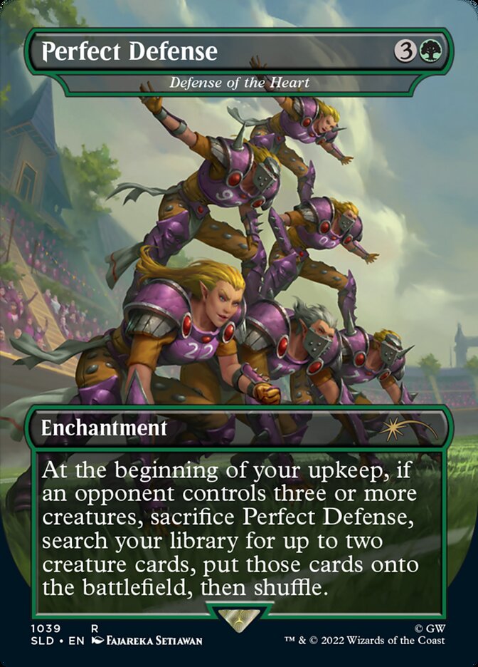 Perfect Defense - Defense of the Heart (Borderless) [Secret Lair Drop Series] - Destination Retro