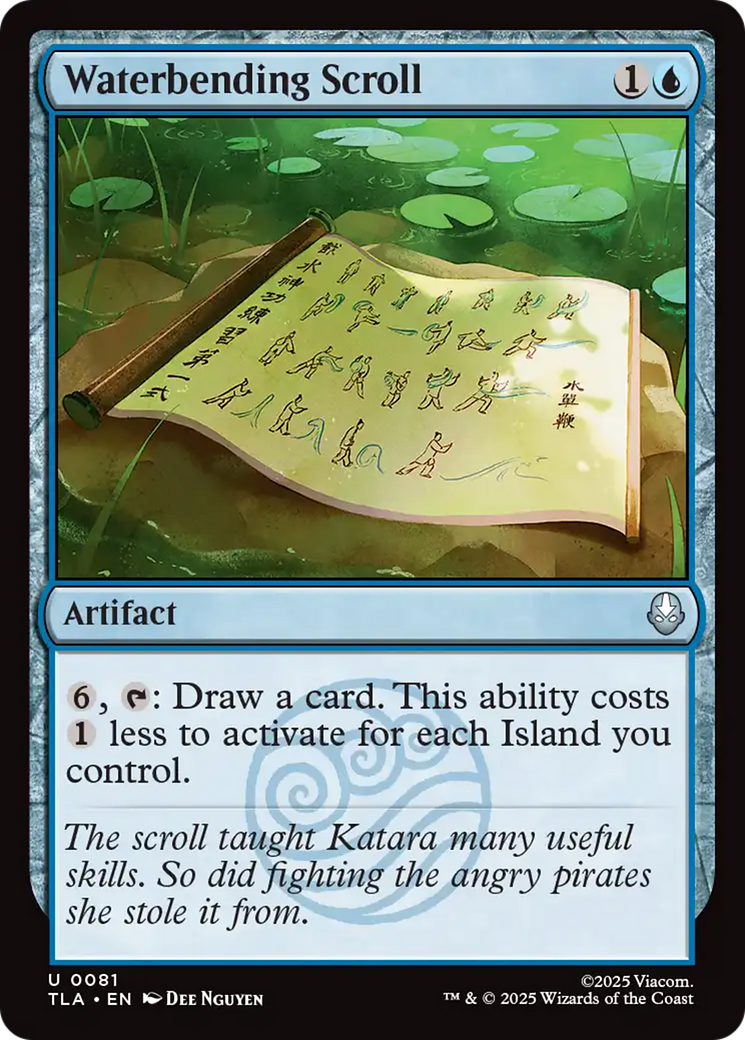 Waterbending Scroll [Avatar: The Last Airbender] - Destination Retro