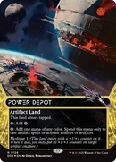 Power Depot (0124) (Borderless) (Galaxy Foil) [Edge of Eternities: Stellar Sights] - Destination Retro