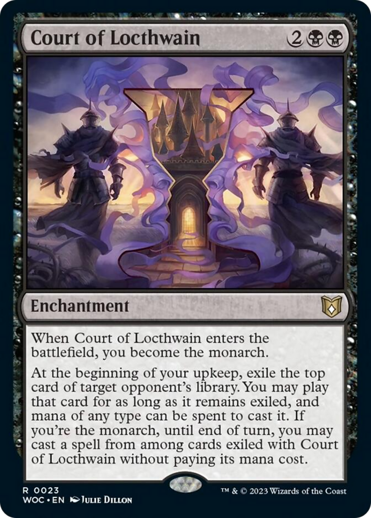 Court of Locthwain [Wilds of Eldraine Commander] - Destination Retro