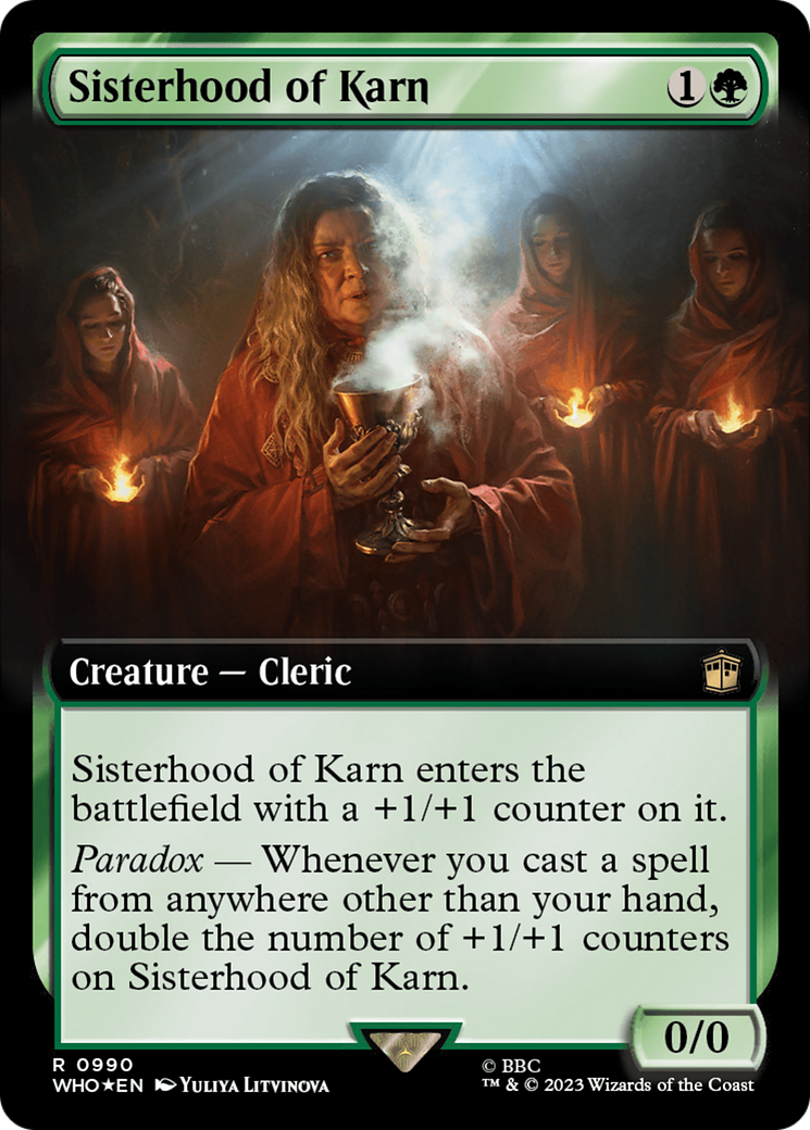 Sisterhood of Karn (Extended Art) (Surge Foil) [Doctor Who] - Destination Retro