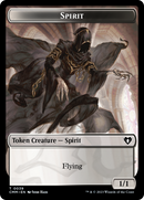 Spirit (0039) // Bird Illusion Double-Sided Token [Commander Masters Tokens] - Destination Retro