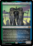 Omo, Queen of Vesuva (Foil Etched) [Modern Horizons 3 Commander] - Destination Retro